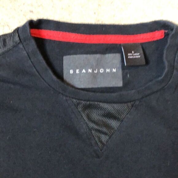 Sean John Tee with Jersey detail and stripes | Large - Picture 2 of 6